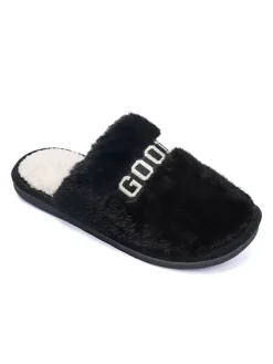 Confly Hausschuhe|Clogs & Pantoletten^Hausschuhe in Schwarz