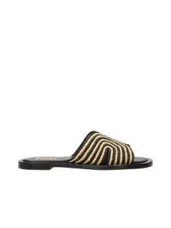 Hausschuhe in Schwarz/ Beige>Bullboxer New
