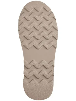 Hausschuhe in Taupe><noscript><img width=