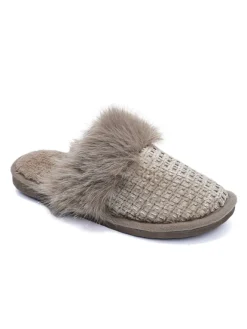 Hausschuhe in Taupe>Confly Hot