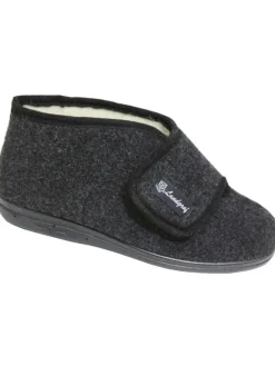 Hausschuhe Landgraf H-Klett in anthrazit>SALIHA Discount
