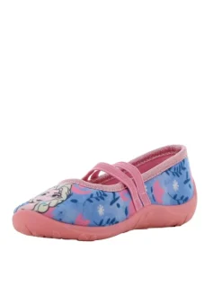 Hausschuhe mit Frozen Anna und Elsa Motiv, in Blau, Ballerina design><noscript><img width=