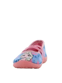 Hausschuhe mit Frozen Anna und Elsa Motiv, in Blau, Ballerina design><noscript><img width=