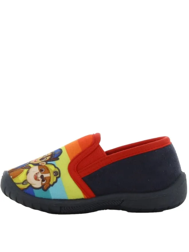 Paw Patrol Hausschuhe^Hausschuhe mit Chase und Marshall Motiv, in Regenbogenfarben