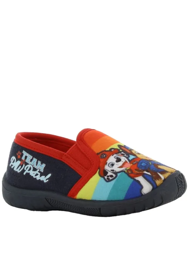 Paw Patrol Hausschuhe^Hausschuhe mit Chase und Marshall Motiv, in Regenbogenfarben