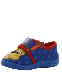 Hausschuhe mit Chase Motiv, in Blau, Klettverschluss>Paw Patrol Hot