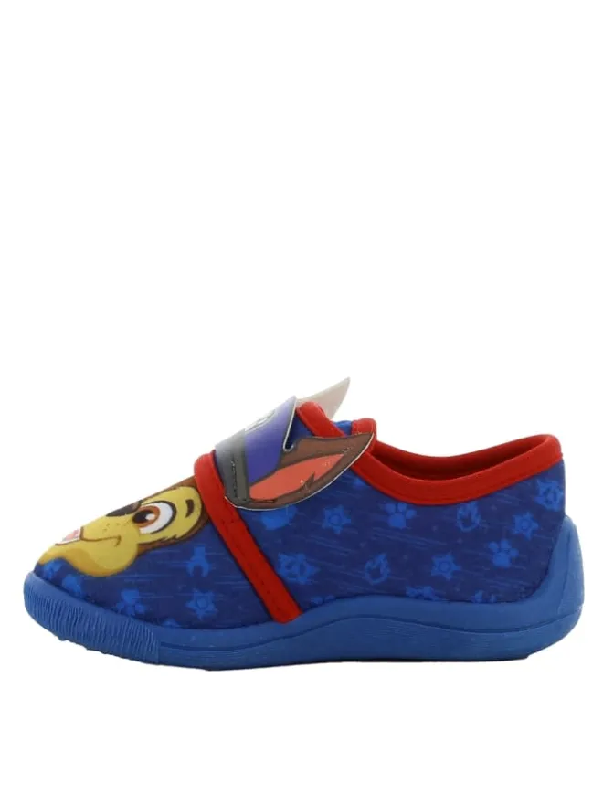 Hausschuhe mit Chase Motiv, in Blau, Klettverschluss>Paw Patrol Hot
