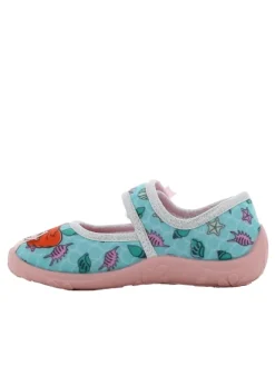 Disney Princess Hausschuhe^Hausschuhe mit The Little Mermaid Motiv, in Blau, Ballerina design