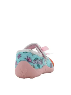 Disney Princess Hausschuhe^Hausschuhe mit The Little Mermaid Motiv, in Blau, Ballerina design