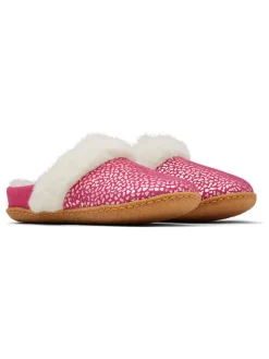 Sorel Hausschuhe^Hausschuhe "Nakiska Slide II" in Pink/ Weiß