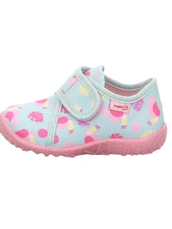 Hausschuhe "Spotty" in Hellblau/ Rosa>superfit New