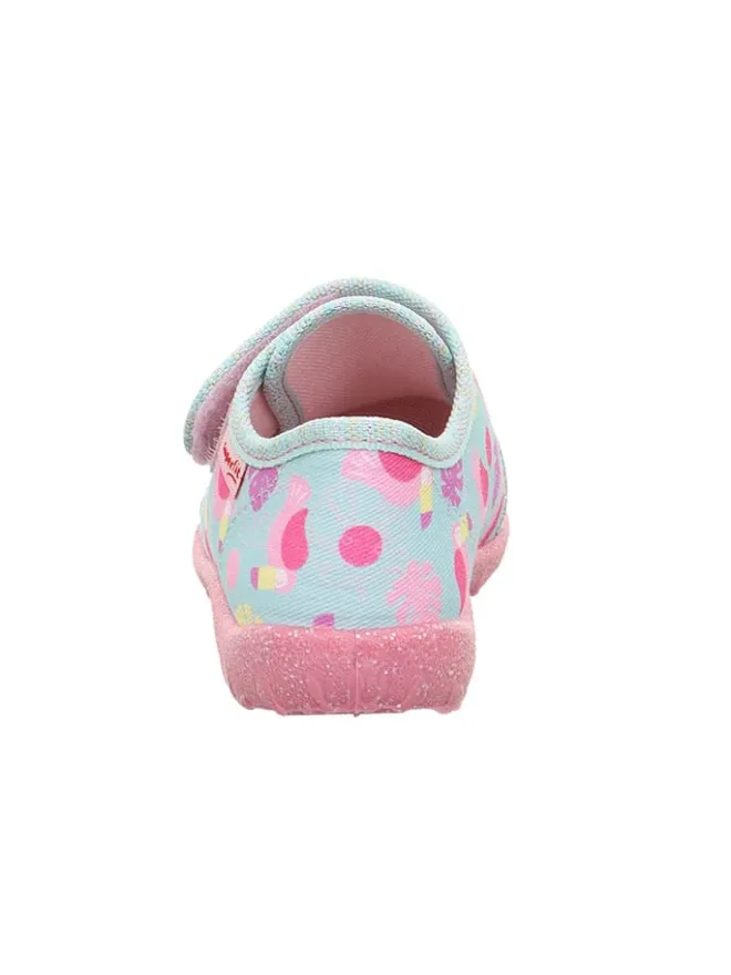 Hausschuhe "Spotty" in Hellblau/ Rosa>superfit New