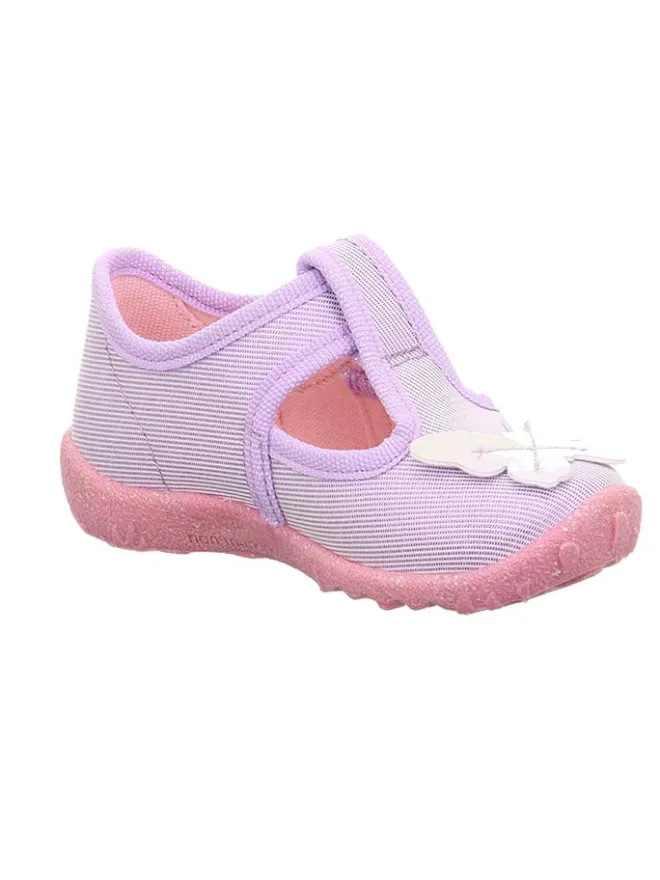 superfit Hausschuhe^Hausschuhe "Spotty" in Lila/ Rosa