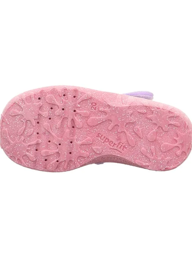 superfit Hausschuhe^Hausschuhe "Spotty" in Lila/ Rosa