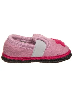 lamino Hausschuhe|Hausschuhe^Hausschuhe "Stern" in Rosa/ Pink/ Weiß