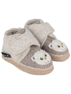 NANGA Hausschuhe^Hausschuhe "Teddy Bear" in Creme