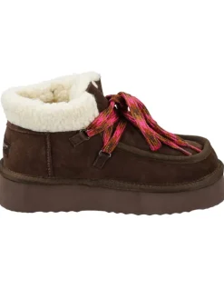 Hausschuhe Winterboots Bootee in Chocolate>BIOSOFT