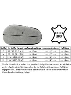 Yalion Krabbelschuhe^Hellgraue Krabbelschuhe aus Leder mit rutschfester Sohle – Wal-Muster
