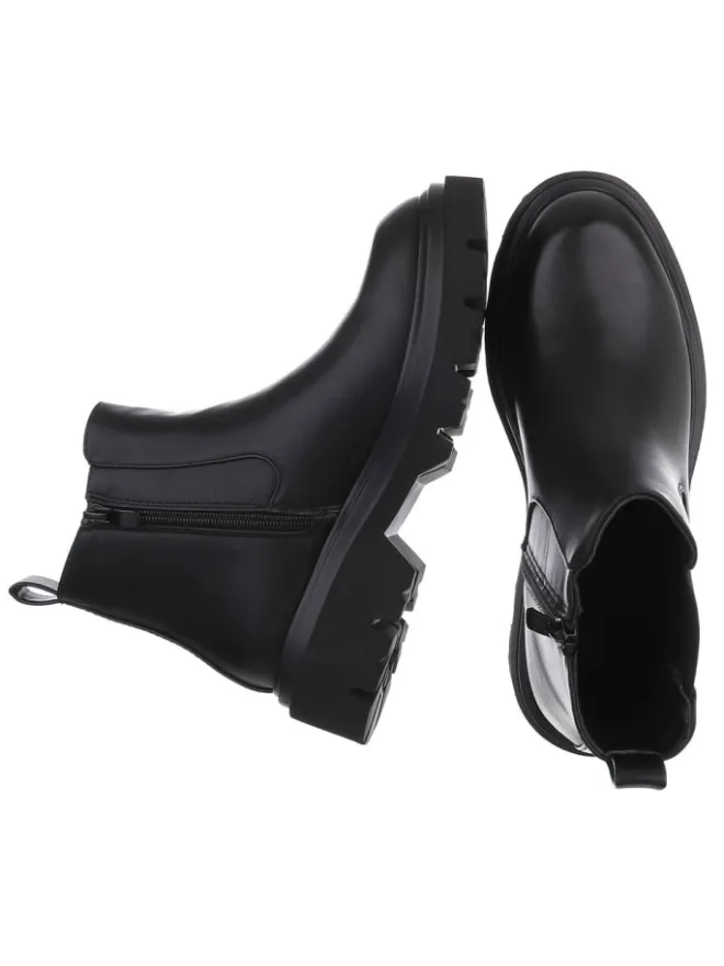 Ital-Design Stiefeletten^High Heel in Schwarz