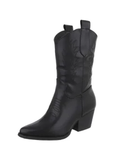 Ital-Design Stiefeletten^High Heel in Schwarz