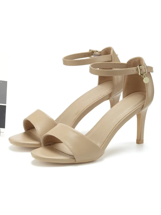 High-Heel-Sandalette in beige>LASCANA
