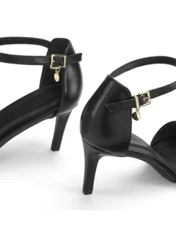 High-Heel-Sandalette in schwarz><noscript><img width=