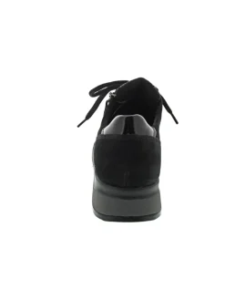 WALDLÄUFER Schnürschuhe^Hiroko-Soft sportlicher Schnürer Schwarz