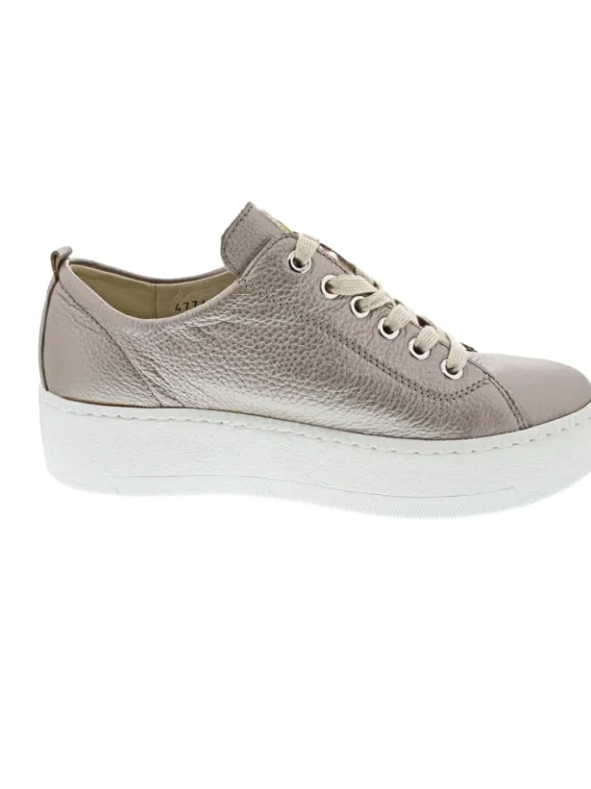 H-Nicky sportlicher Schnürer Beige>WALDLÄUFER Hot