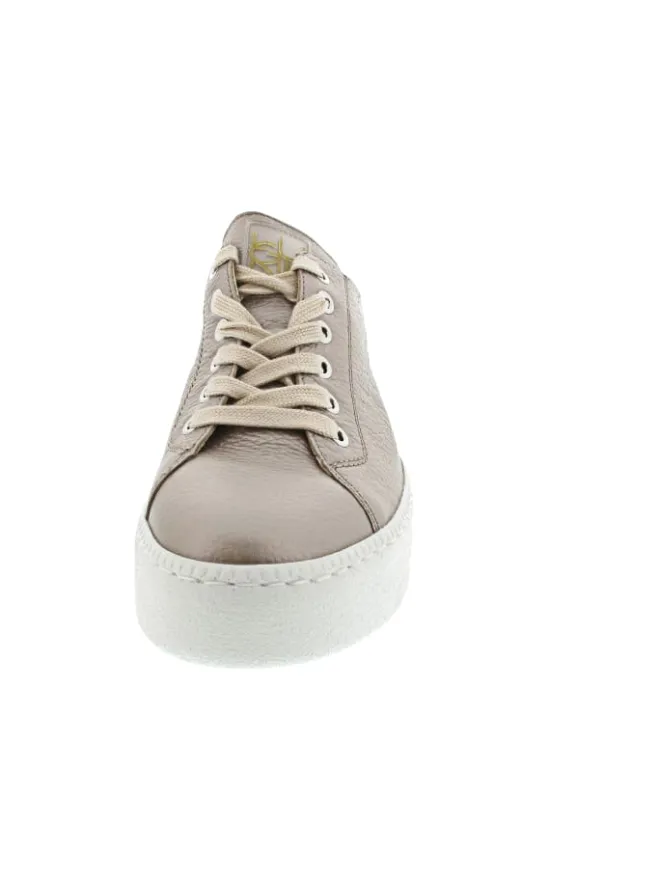 H-Nicky sportlicher Schnürer Beige>WALDLÄUFER Hot