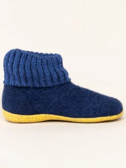 kitz-pichler Hausschuhe^Hüttenschuhe "Alp Boot" in Blau