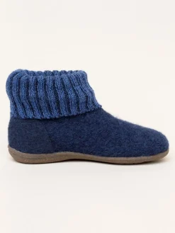 kitz-pichler Hausschuhe|Hausschuhe^Hüttenschuhe "Alp-Boots" in Dunkelblau