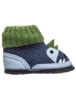 kitz pichler Hausschuhe^Hüttenschuhe "Dago" in Blau/ Grün