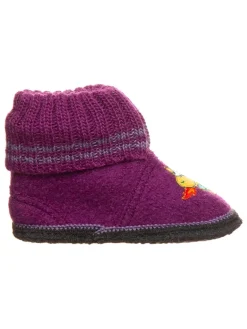 kitz-pichler Hausschuhe^Hüttenschuhe "Drache" in Pflaume