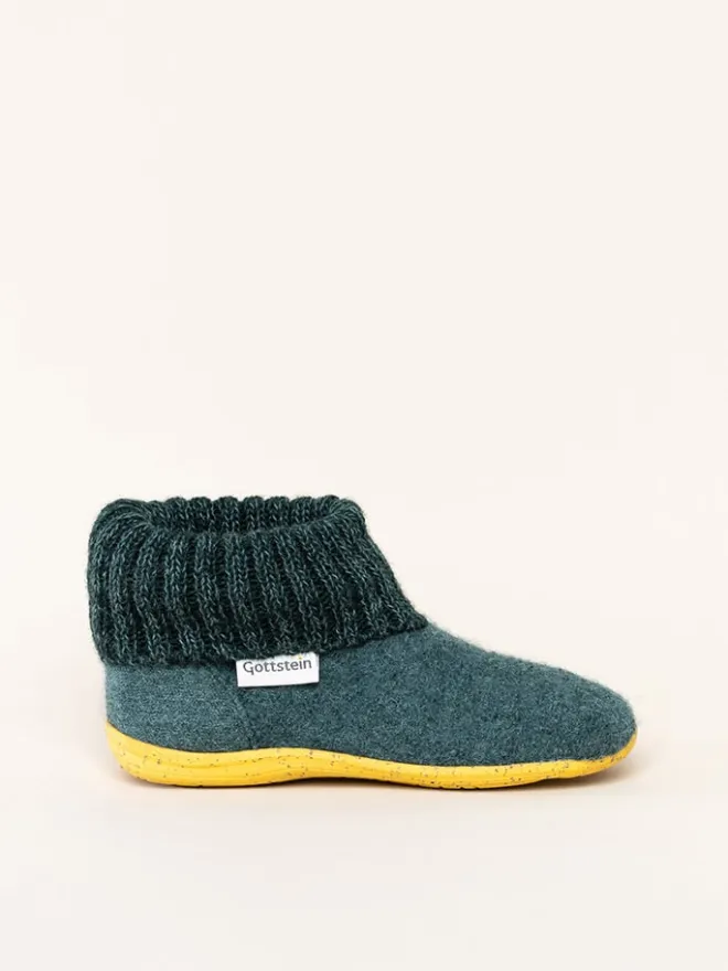 Hüttenschuhe in Dunkelgrün>kitz-pichler Hot