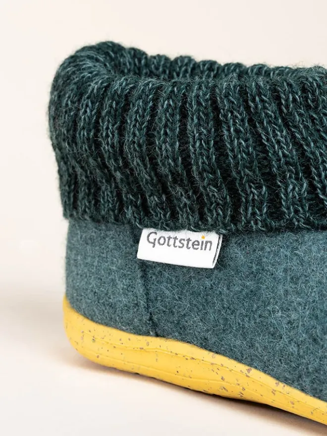 Hüttenschuhe in Dunkelgrün>kitz-pichler Hot