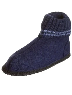 kitz-pichler Hausschuhe|Hausschuhe^Hüttenschuhe "Kauns" in Dunkelblau