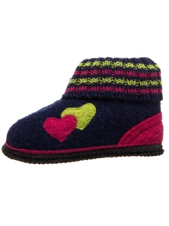Hüttenschuhe "Kauns" in Dunkelblau>kitz-pichler Online