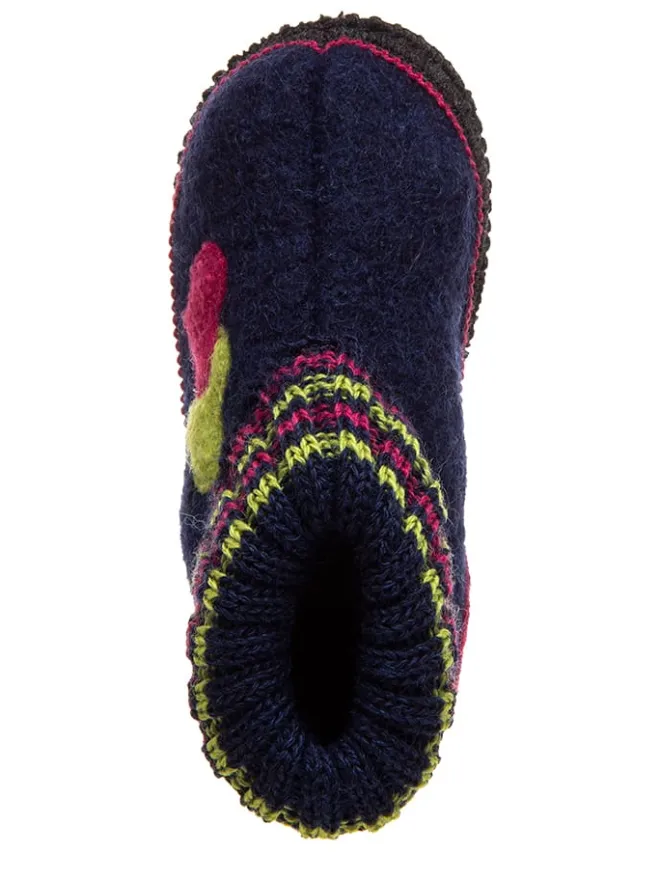 Hüttenschuhe "Kauns" in Dunkelblau>kitz-pichler Online