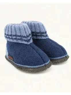 kitz-pichler Hausschuhe|Hausschuhe^Hüttenschuhe "Oetz" in Dunkelblau