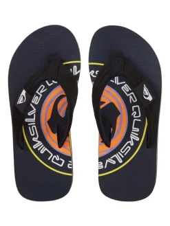 Quicksilver Sandalen·Zehensandalen^Jugend-Flip-Flops Molokai in Schwarz
