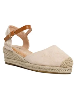 Keilespadrilles in Beige>Foreverfolie Discount