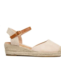 Keilespadrilles in Beige>Foreverfolie Discount