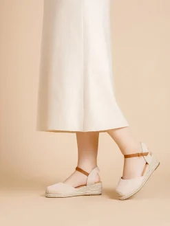 Keilespadrilles in Beige><noscript><img width=