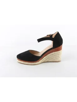 Keilespadrilles in Schwarz><noscript><img width=