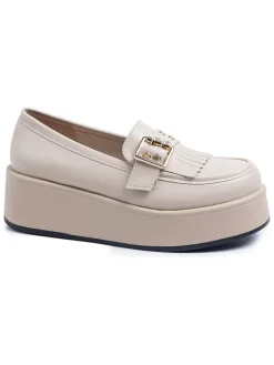 Keilmokassins in Creme>C'M Online
