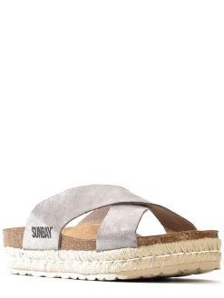 Sunbay Clogs & Pantoletten^Keilpantoletten "Astilbe" in Grau