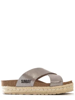 Sunbay Clogs & Pantoletten^Keilpantoletten "Astilbe" in Grau