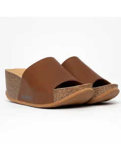 Sunbay Clogs & Pantoletten^Keilpantoletten "Toluca" in Hellbraun