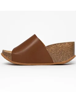 Sunbay Clogs & Pantoletten^Keilpantoletten "Toluca" in Hellbraun