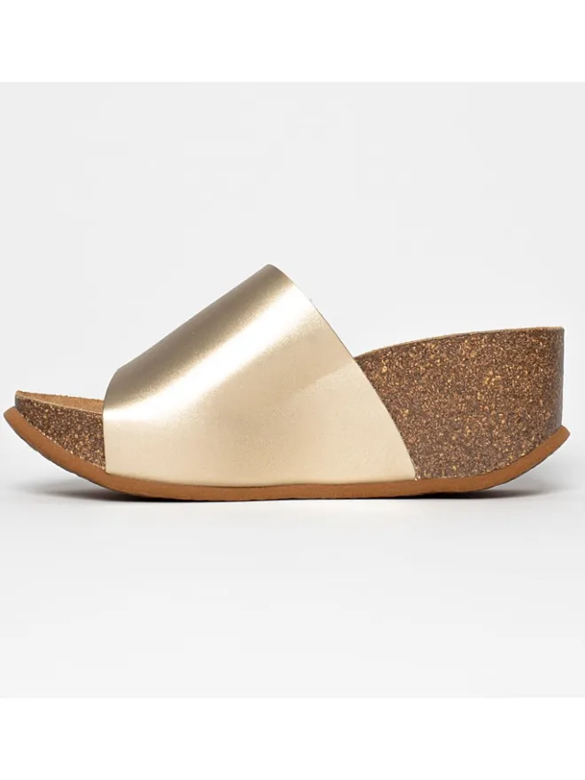 Keilpantoletten "Toluca" in Gold>Sunbay Sale